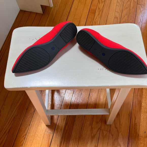 Rothy’s pointed size 5.5 “fire” red. Washed once. - Picture 2 of 3